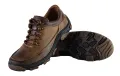 Skórzane buty męskie trekkingowe brązowe 0462