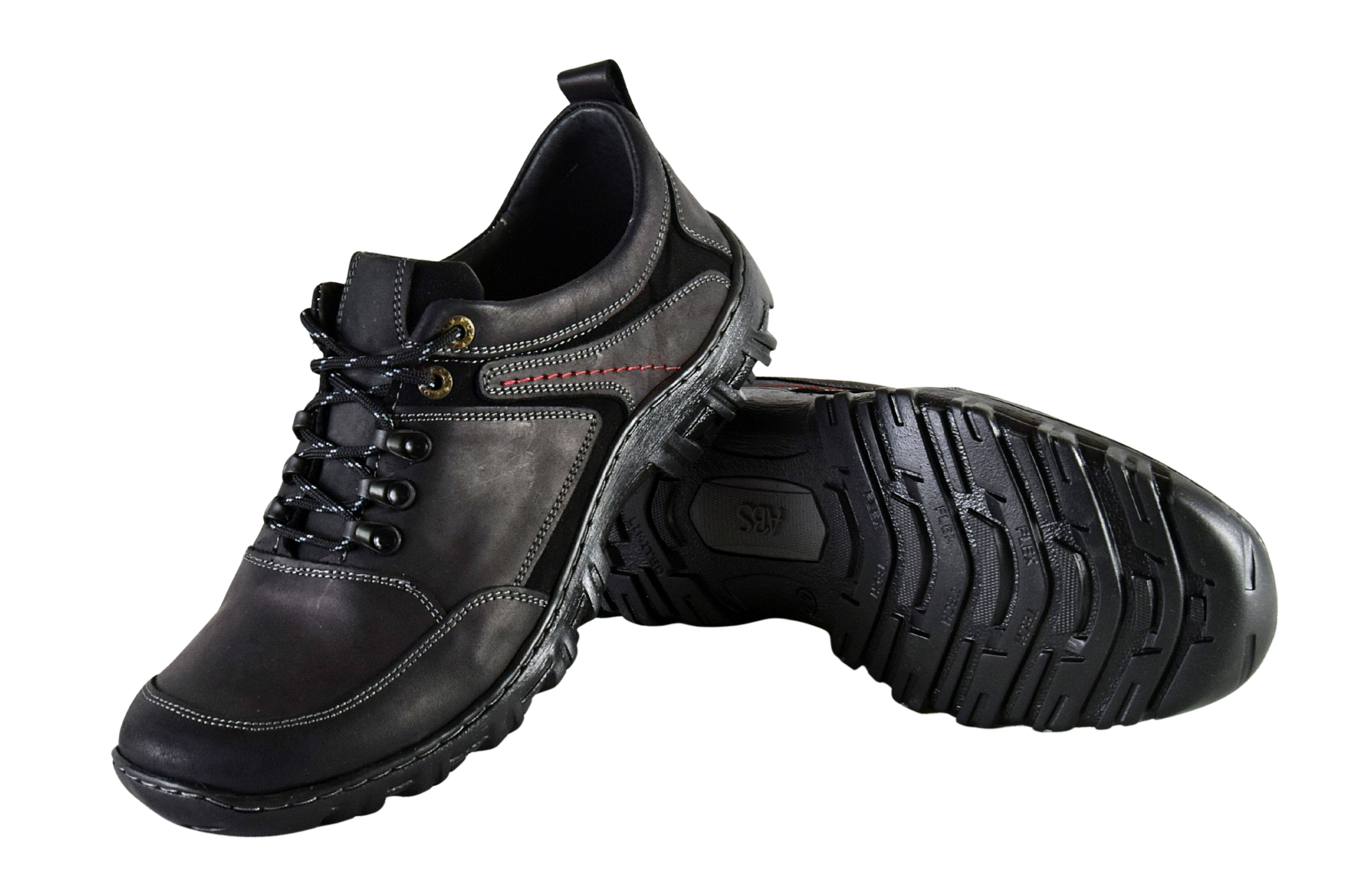 Buty męskie trekkingowe czarne 0241
